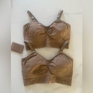 Kindred Bravely Taupe Seamless Nursing/Pumping Bra - Comfortable Support